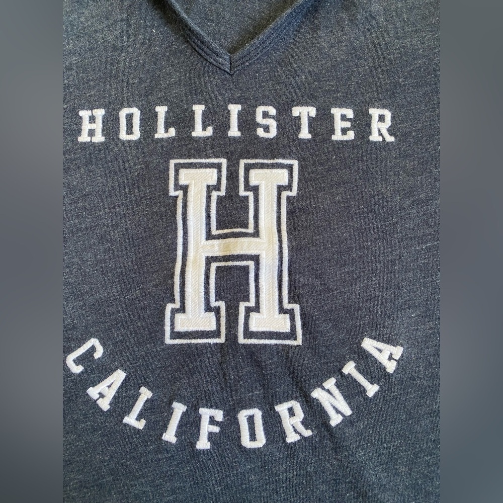 Hollister Dark Blue California Hoodie vintage 2000 ‘s y2k cotton - Picture 3 of 9